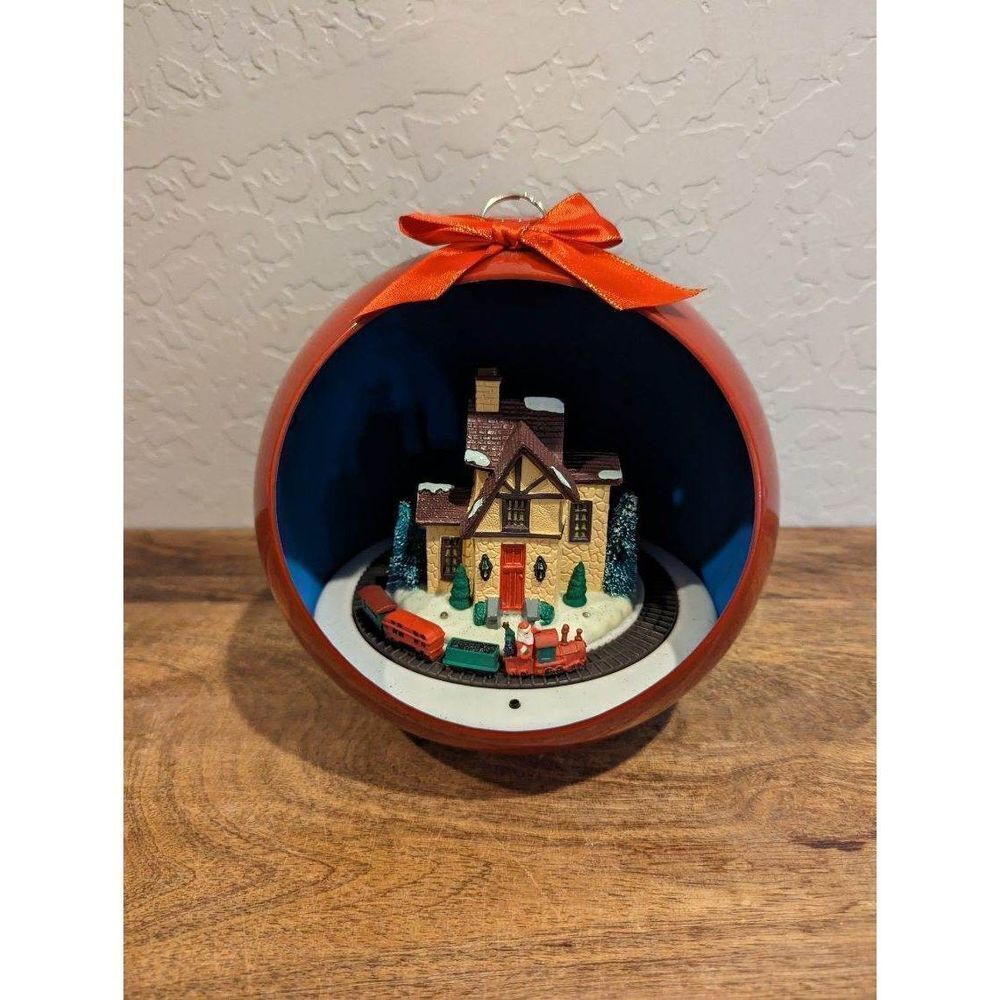 Studio Eluceo Ltd Jumbo 8” Musical Moving Light Up Train Christmas Ornament